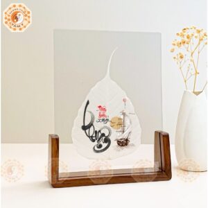 Tranh Lá Bồ Đề Thuận Buồm Xuôi Gió Để Bàn
