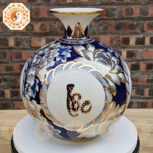 Bình Hút Tài Lộc Chữ Phú Quý Tài Lộc Vẽ Vàng 24k