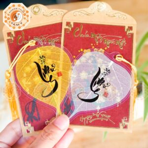 Bộ 2 Lá Bồ Đề Chữ Vạn Sự Như Ý