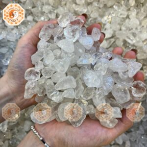 Đá Vụn Thạch Anh Trắng Mài Bóng Tự Nhiên