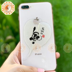 Lá Bồ Đề Chữ Lộc Thư Pháp 2