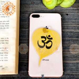 Lá Bồ Đề Thư Pháp Chữ Om Mẫu 3