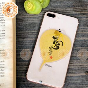 Lá Bồ Đề Chữ Thuận Màu Vàng