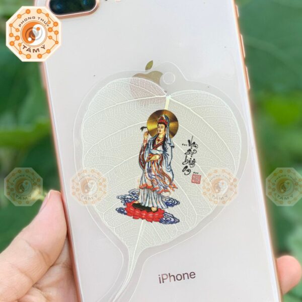 Lá Bồ Đề Hình Bồ Tát Vạn Sự Bình An