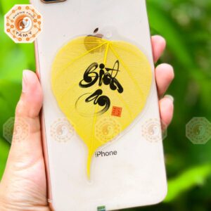 Lá Bồ Đề Thư Pháp Chữ Bình An 2