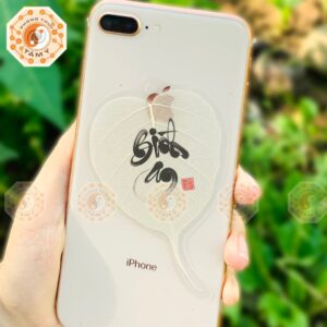 Lá Bồ Đề Thư Pháp Chữ Bình An 4