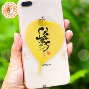 Lá Bồ Đề Thư Pháp Chữ Cát Tường