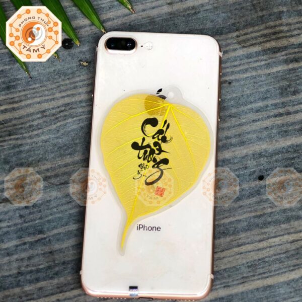 Lá Bồ Đề Thư Pháp Chữ Cát Tường 4