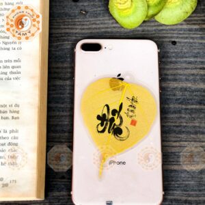 Lá Bồ Đề Thư Pháp Chữ Đức