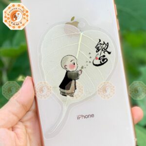 Lá Bồ Đề Chú Tiểu Cầm Hoa 2