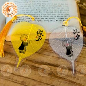 Lá Bồ Đề Chú Tiểu Cầm Hoa 3