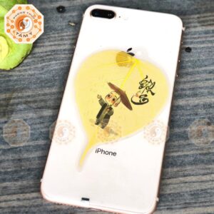 Lá Bồ Đề Thư Pháp Chú Tiểu Che Ô 2