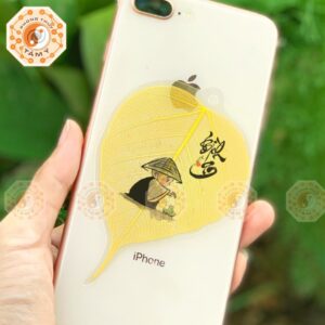 Lá Bồ Đề Thư Pháp Chú Tiểu Ếch Con 1