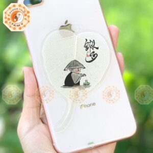 Lá Bồ Đề Thư Pháp Chú Tiểu Ếch Con 2