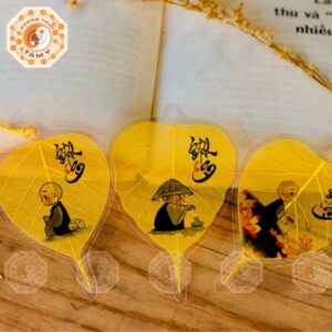 Lá Bồ Đề Thư Pháp Chú Tiểu Ếch Con 3