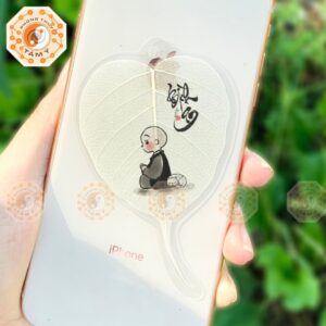 Lá Bồ Đề Thư Pháp Chú Tiểu Thiền 3