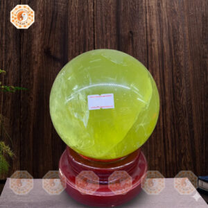 Quả Cầu Thạch Anh Vàng 4A