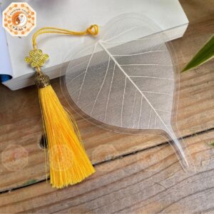 Xương Lá Bồ Đề Trơn Nhuộm Trắng