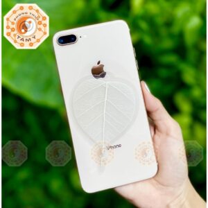 Xương Lá Bồ Đề Trơn Nhuộm Trắng 4